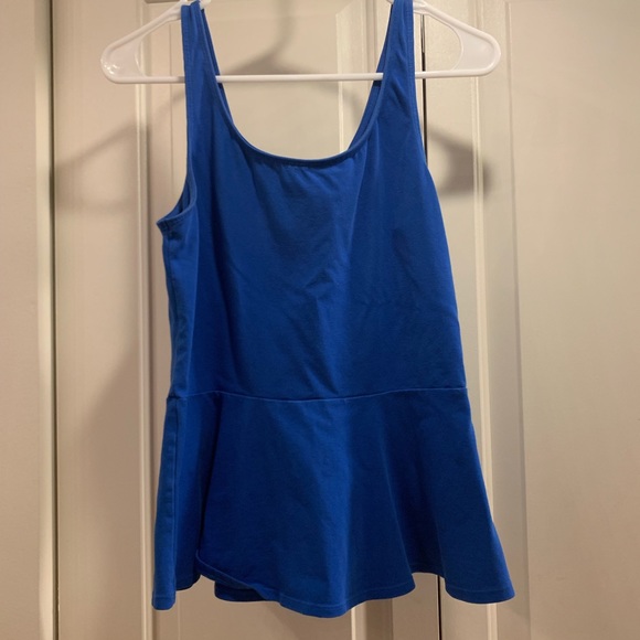Express Tops - Express Royal Blue Peplum Top